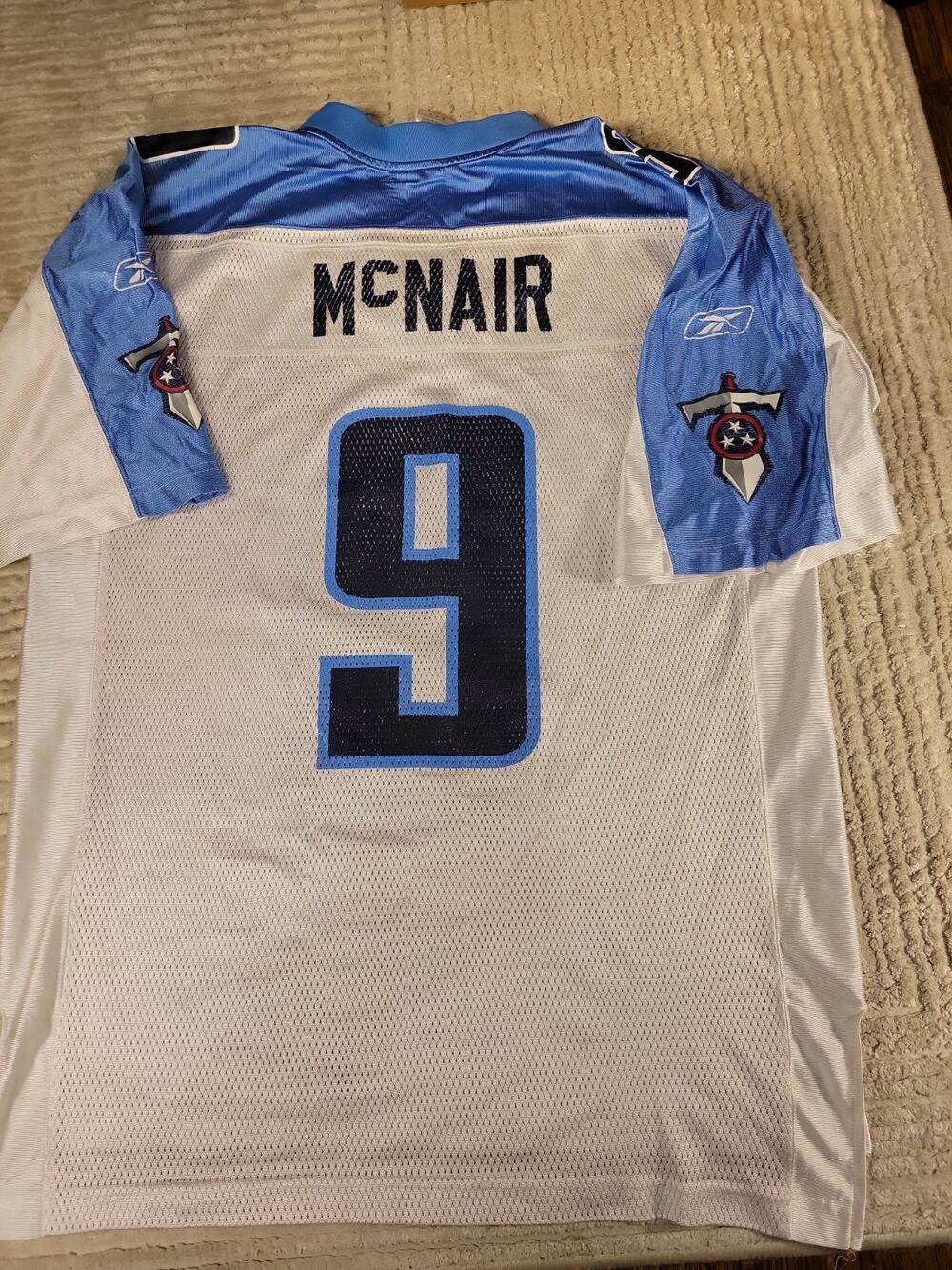 Reebok Steve McNair Tennessee Titans Jersey Mens Size Medium Football Adult